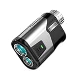 HIREED Golf Rangefinder with Slope Switch ，1200 Yards Laser Range Finder for Golfing/Hunting ，7X Magnification Strong Magnet Rechargeable Range Finders Golf Continuous Scan Flag Lock Vibration