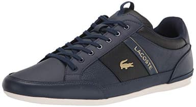 Lacoste Men's Chaymon Sneaker, Navy/Black, 8