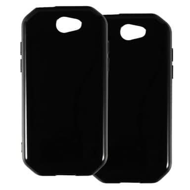 UOGNADGD 2-Pack TPU Case Compatible with CAT S31 Phone Cover - Shockproof Flexible Protective Accessories with Precise Cutouts (Black)