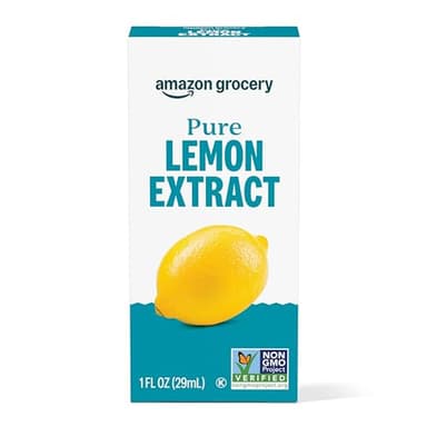 Amazon Grocery, Pure Lemon Extract, 1 Fl Oz (Previously Amazon Fresh, Packaging May Vary)