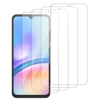 iCsapr 4 Pack Glass Screen Protector Compatible for Samsung Galaxy A05s / A05 [9H Hardness]-HD Screen Tempered Glass, SM-A057F Scratch Resistant,Easy Install [Case Friendly]