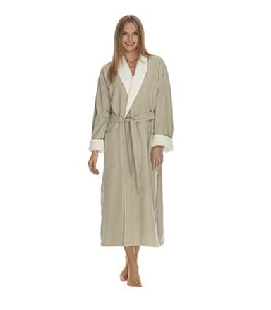 Women's Microfiber Robe by BOCA - Luxury Hotel Bathrobe, Long Spa Robes for Women - Generous Sizing