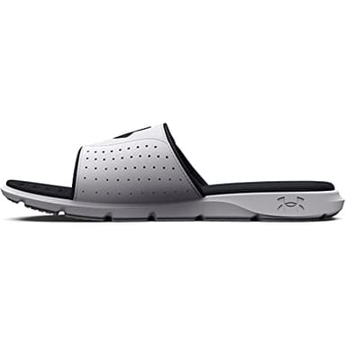 Under Armour Men's Ignite Pro Slide, (100) White/White/Black, 11, US