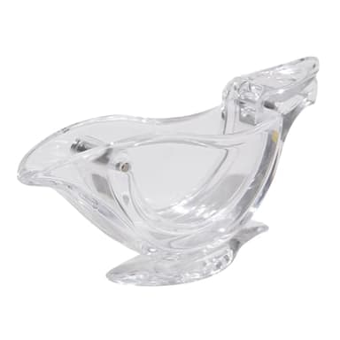 Clear Acrylic Bird-Shaped Lemon Squeezer - Manual Citrus Juicer for Lemon Lime Orange - Portable Handheld Juice Press