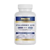 Nature's Lab Hyaluronic Acid with Biocell Collagen and MSM - Skin Hydration, Joint Health - 120 Capsules (40 Day Supply)