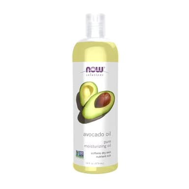 NOW Foods Solutions, Avocado Oil, 100% Pure Moisturizing Oil, Nutrient Rich and Hydrating, 16-Ounce