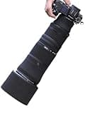 CHASING BIRDS Camouflage Waterproof Lens Coat for Nikon Z 180-600mm f/5.6-6.3 VR Rainproof Lens Protective Cover (Classic Black)