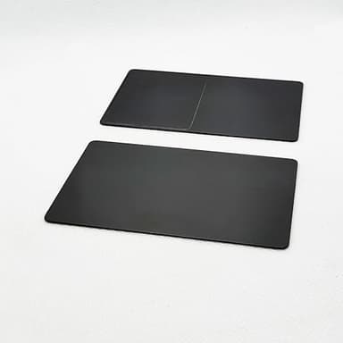 Metal Digital Business Card 215 Chip NFC Stainless Steel Black Matte Card, 504 Bytes Works with All NFC -Enabled Devices, it is Available for Laser Printing (Matte Black)