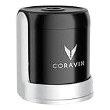 Coravin Sparkling Stoppers | Pour More Champagne and Keep Your Sparkling Wine Fresh for Weeks, 2 Packs, Black