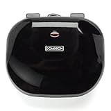Dominion 2-Serving Classic Plate Electric Indoor Grill and Panini Press, Easy Storage & Clean, Perfect for Breakfast Grilled Cheese Egg & Steak, Black