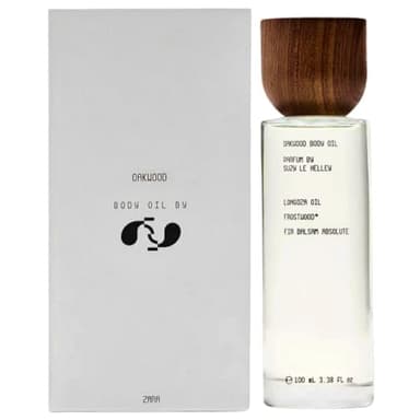 Zara Oakwood Fragrance Body Oil For Men Scented Moisturizing Oil With Grapefruit Bergamot Orange Blossom Leather And Vanilla Created By Perfumer Suzy Le Helley Origins 100ml (3.4 fl. oz.)