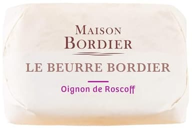 Churned Roscoff Onion Butter by Bordier (4.4 oz) | Hand-made, Grass Fed | Imported from France