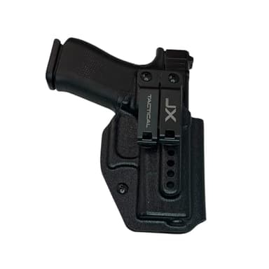 JX Tactical - Original Fat Guy Holster - IWB - Right Hand Draw - Compatible with Glock 43 w/Monoblock - Optic Ready - Black - Made in U.S.A
