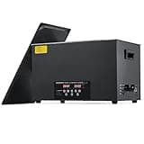 CREWORKS 30L Digital Ultrasonic Cleaning Machine with Degas and Gentle Mode, 600W Ultrasonic Cleaner Machine with Heater and Timer, 7.9 gal Ultrasound Cleaner for Retainer Watch Auto Tool Machine Part