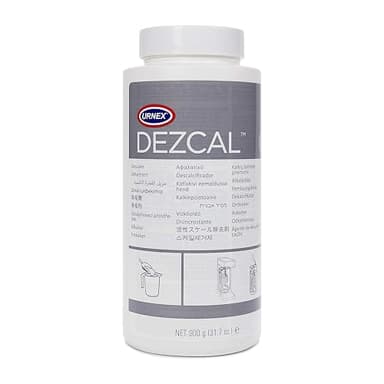 Urnex Dezcal Coffee and Espresso Machine Descaler Activated Scale Remover - 900g Bottle - Fast Effective Descaling Of Boilers and Heating Elements Faucets Spray Heads Milk Systems