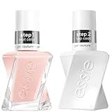Essie Gel Couture Longwear Nail Polish Kit, Sheer Nude Pink, Fairy Tailor + Top Coat, 0.46 fl oz each