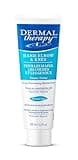 Dermal Therapy Hand Elbow & Knee Cream with 15% Urea & 6% AHA - Deeply Hydrates & Exfoliates Dry, Cracked Skin on Hands, Elbows & Knees - Fragrance-Free, Non-Greasy - 3.5 fl oz / 100 ml