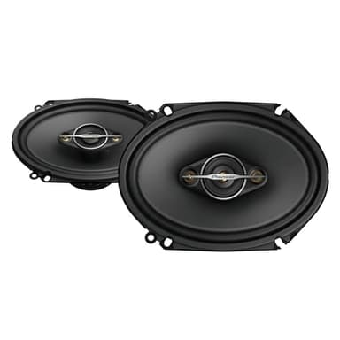 PIONEER A-Series Standard TS-A6881F 6” x 8” 4-Way Speakers (Pair) – 350W Max, Balanced Sound + Smooth Treble, Enhanced Bass, Great Stock Replacement