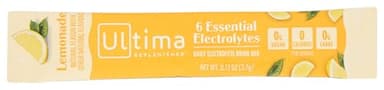 ULTIMA REPLENISHER Lemonade Electrolyte Drink Mix Single, 0.13 OZ