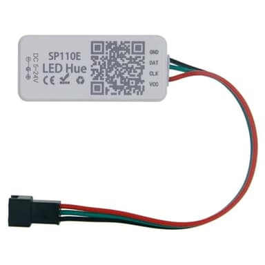 ALITOVE WS2812B WS2811 Addressable LED Bluetooth Controller iOS Android App Wireless Remote Control DC 5V~24V for SK6812 SK6812-RGBW WS2812 SM16703 Dream Color Programmable RGB LED Strip Pixel