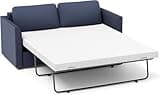 wilzealan 4 Inch Memory Foam Replacement Mattress for Sleeper Sofa and Couch Beds,Queen Size,CertiPUR-US Certified,Washable Cover(Sofa Not Included) Generic Dimensions