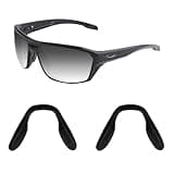 Acefrog 2 Pieces Upgraded Nose Pads for Oakley Split Shot OO9416, Crossrange OO9371, Targetline OO9397 OO9398 Sunglasses, Push-in Nose Piece Replacement, Anti-Slip, Black