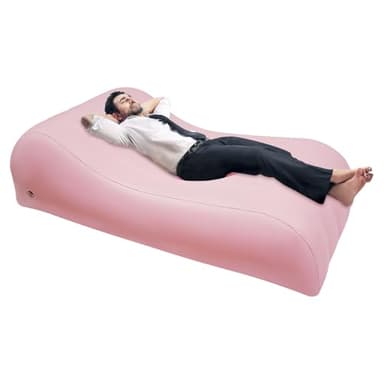 LENGBULIN BBL Bed After Surgery for Sleeping, Mattress with Hole, BBL Inflatable Chair for Butt, Brazilian Butt Lift Recovery Pillow Post Surgery for Post Surgery Recovery with Inflation Pump