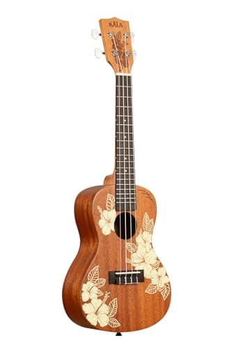 Kala Voyage Collection Hibiscus Concert Ukulele