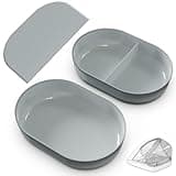 Bowl & Mat Set for Automatic Microchip Cat Pet Feeder (Grey)