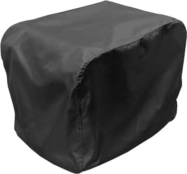 Generator Cover Waterproof, Heavy Duty Thicken 600D Polyester with Elastic Drawstring, Weather/UV Resistant Generator Cover for Universal Portable Generators 7500-9500 Watt (28''L x 26''W x 24''H)
