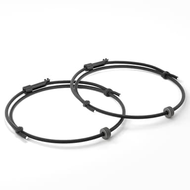 Bucexo Car Window Breaker Bracelet Escape Tool with Tungsten Bead & Handcuff Key (AHK3), EDC Wrist Strap, Emergency Glass Breaker Self Rescue Tool, 2 Pack