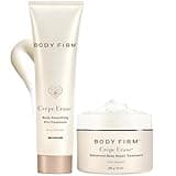 BODY FIRM Crepe Erase 2-Step Advanced Care Treatment, Anti-Aging Skin Care for Body & Neck, Firming Moisturizer Cream + Exfoliating Pre-Treatment to Support Wrinkle, Citrus