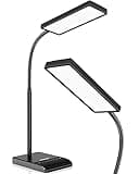 LEPOWER LED Desk Lamp, 800LM for Home Office, 12W Reading , Eye-Caring Desk Light, Touch Table Lamp, Gooseneck Lamp, 50 Lighting Modes, Bright Desk Lamps for Bedroom, Study Room