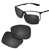 Glintbay 100% Precise-Fit Replacement Sunglass Lenses for RayBan Liteforce RB4179 62mm - Polarized Advanced Black