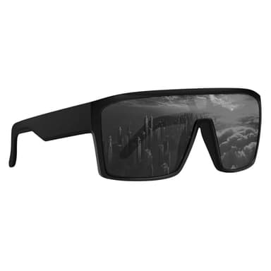 WISTON XL Z87 Sunglasses for Men UV400 Protection,Ultra-Light TR90 Frame Large Fit Rectangle Shades for Big Heads Z8243