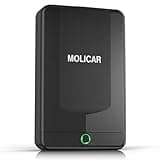 Car Gun Safe Small Biometric Pistol Safe for Handgun, Portable Fingerprint Quick Access Gun Lock Box for Car Under Seat Nightstand