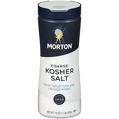 Morton Kosher Salt, Coarse, 16 Ounce