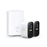 eufy Security, eufyCam 2C 2-Cam Kit, Security Camera Wireless Outdoor, Home Security System, HomeKit Compatibility, 1080p HD, IP67, Night Vision, Motion Only Alert, No Monthly Fee