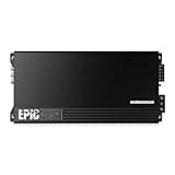 AudioControl EPICFIVE Epic Series 1100 Watt RMS 5-Channel Car Audio Amplifier, Class D, Epic Boost, Subsonic Filter, High-Pass/Low-Pass Filters, ACR-E Remote Bass Knob, Epicenter Link