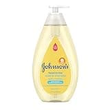 Johnson's Head-to-Toe Gentle Tear-Free Baby & Newborn Wash & Shampoo, Sulfate-, Paraben- Phthalate- & Dye-Free, Hypoallergenic Wash for Sensitive Skin & Hair, 27.1 fl. Oz