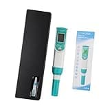 Digital-PH Tester Meter for Food, 3 in 1 Kitchens Smart PH Meter with Temperature Probe, Fermenting PH Test Pen for Fermentation Canning, Meat, Cheese, Solid Samples and Water