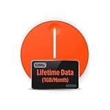 SIMO Solis Lite 4G LTE Mobile Hotspot, Portable WiFi for Travel in 140+ Countries, No SIM Card or Contract Required, Multi-Carrier Network Wireless Access Point, 10 Devices, 1GB/Month Lifetime Data
