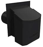 Ventilation Maximum Outdoor Home air Vent Outlet Cover, 6’’ inch, rangehood Bathroom Fan HVAC Exhaust/Intake Wall Vent Cover, Energy Saving Design, Metal Construction – AF6-C - Black