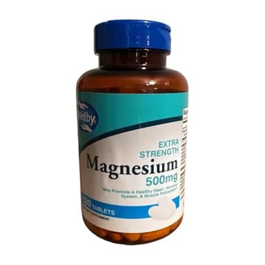 Extra Strength Magnesium 500mg, 120 Tablets