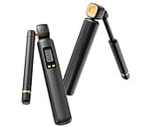 Cordless Jump Rope with Counter - Adjustable Length Ropeless Jump Rope Weighted Jump Rope for Women with LCD Display, Count, Miles, Calories, Km Record