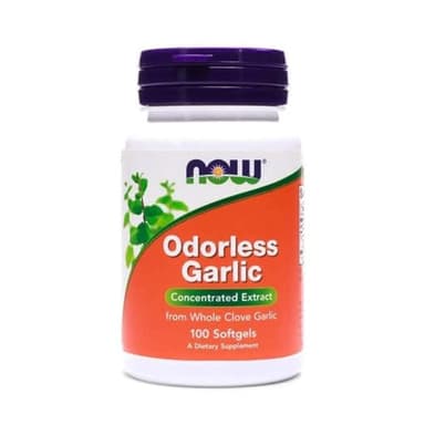 NOW Foods Odorless Garlic Original Sg, 100 Count