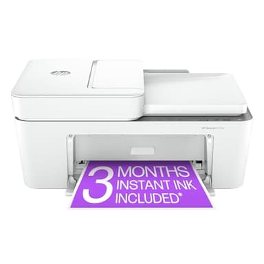 HP DeskJet 4255e Wireless All-in-One Color Inkjet Printer, Scanner, Copier, Best-for-home, 3 month Instant Ink trial included. This printer is only 2.4 ghz capable. AI-enabled (588S6A)