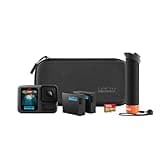 GoPro HERO13 Black Accessory Bundle - Includes The Handler, 2 Enduro Batteries, 2 Curved Adhesive Mounts, 64GB SanDisk MicroSD Card, and Carrying Case
