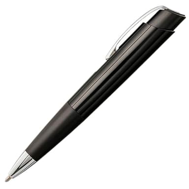 Fisher Space Pen Shiny Black Eclipse Pen, Pressurized Ballpoint Pen, Writes Upside Down and in Extreme Temperatures, Smooth Black Ink, Medium Point, Pocket Clip