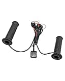 7/8'' ATV UTV Heated Handlebar Grips, 12V 3 Temperature Electric Heated Handle Compatible with Harley Honda Kawasaki Yamaha ATV UTV 22mm Diameter Handlebar